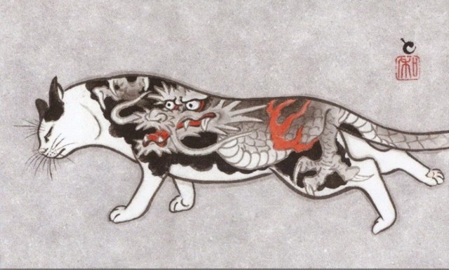 Искусство татуировки по-кошачьи