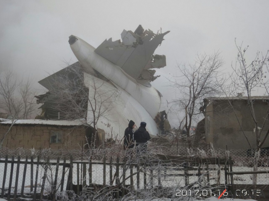 Боинг 747 потерпел крушение в Киргизии