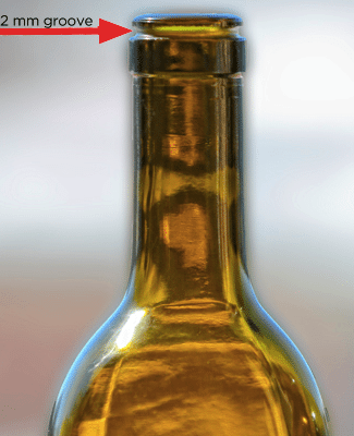 Идеальная конструкция бутылки вина