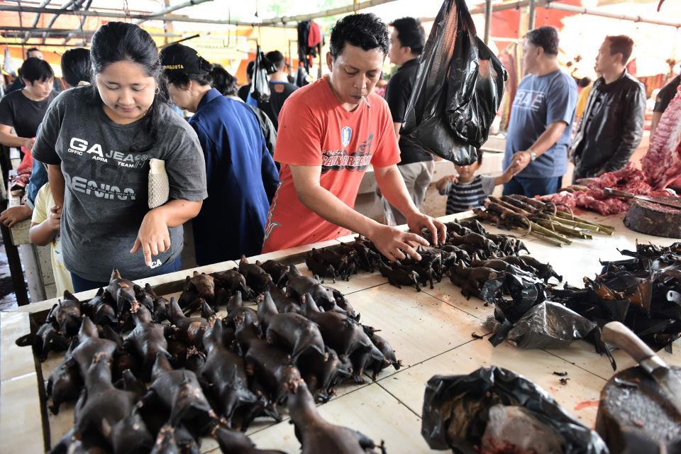Шокирующие товары на Индонезийском рынке продуктов