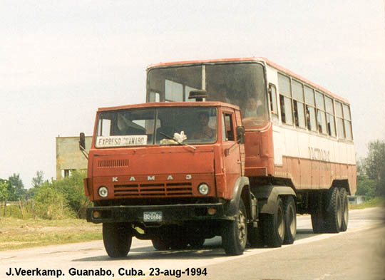 Автобус фирмы "Хирон", 23 августа 1994 года, Гуанабо, Куба