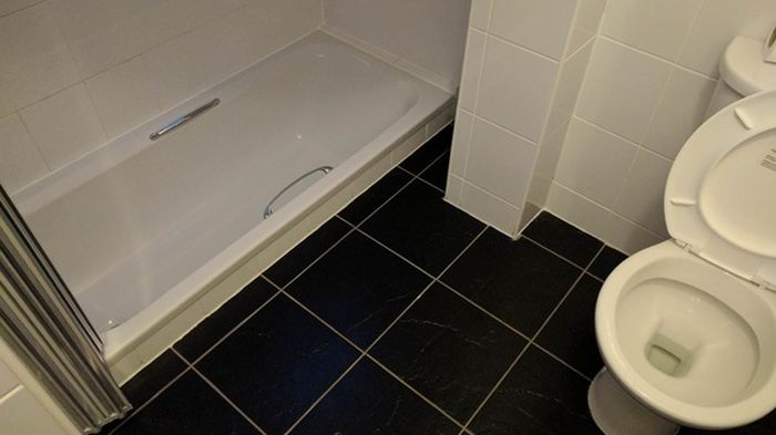 Необычные ванные комнаты в британском отеле
