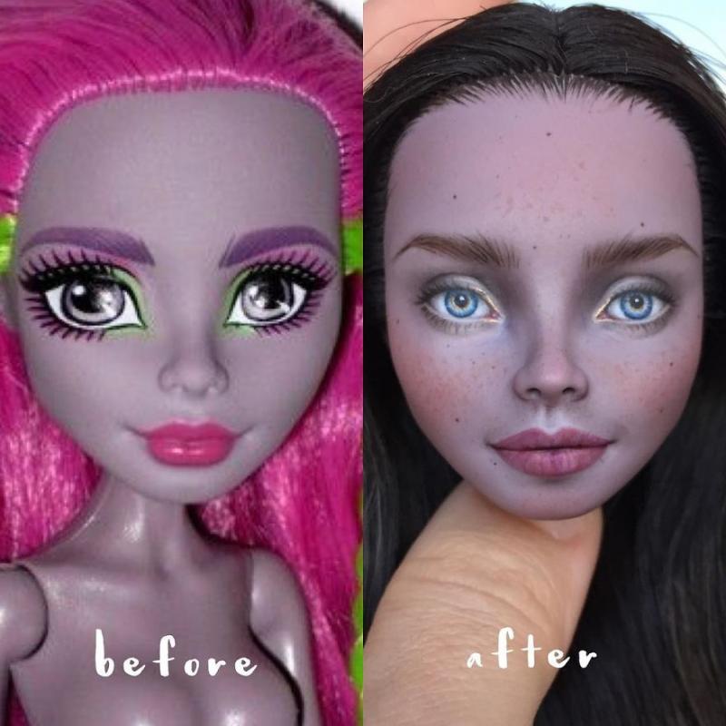 Barbie facial