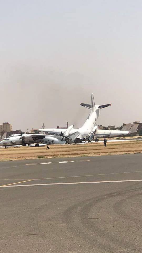 В Хартуме столкнулись Ан-32 и Ан-26 ВВС Судана