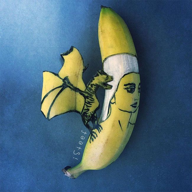 Художник превращает бананы в забавные скульптуры