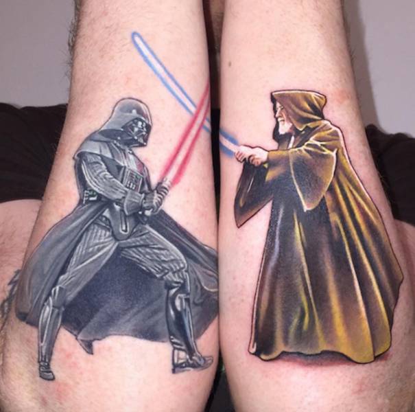  Реалистичные татуировки с изображением известных героев