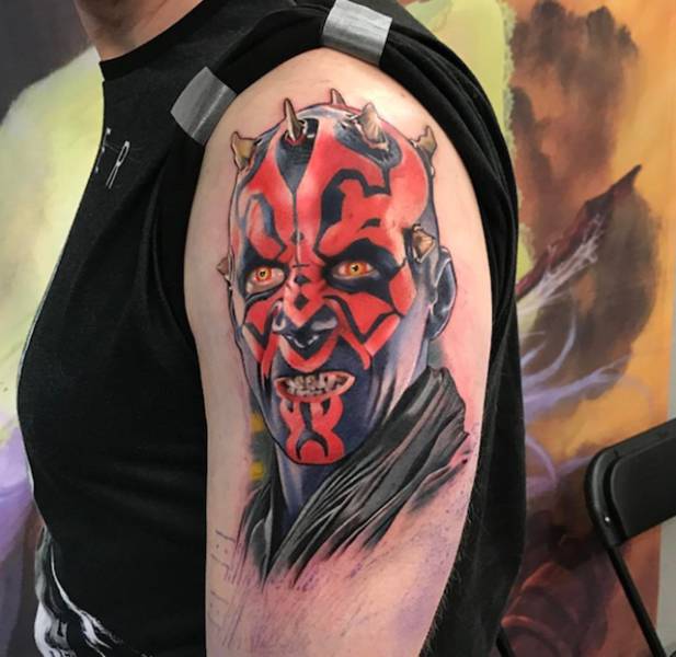  Реалистичные татуировки с изображением известных героев