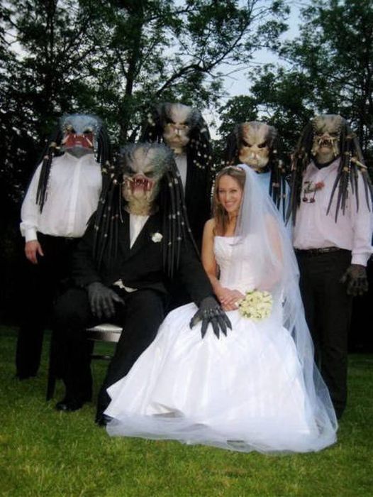Необычные свадебные фото