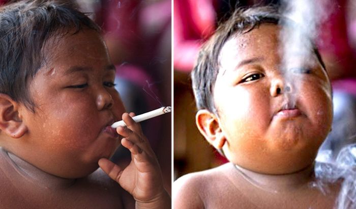 Как сложилась жизнь 2-летнего курильщика Арди Ризала из Индонезии, выкуривавшего по 40 сигарет в день