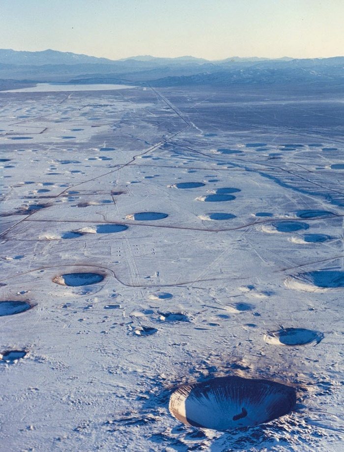 Пустыня после ядерных испытаний, 1990–е годы, Невада, США