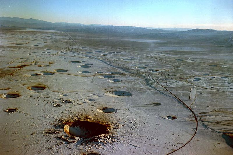 Пустыня после ядерных испытаний, 1990–е годы, Невада, США