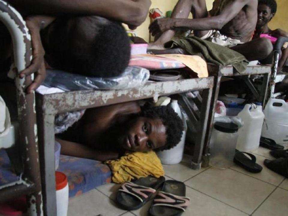 Тюрьма в столице Гаити Порт-о-Пренсе