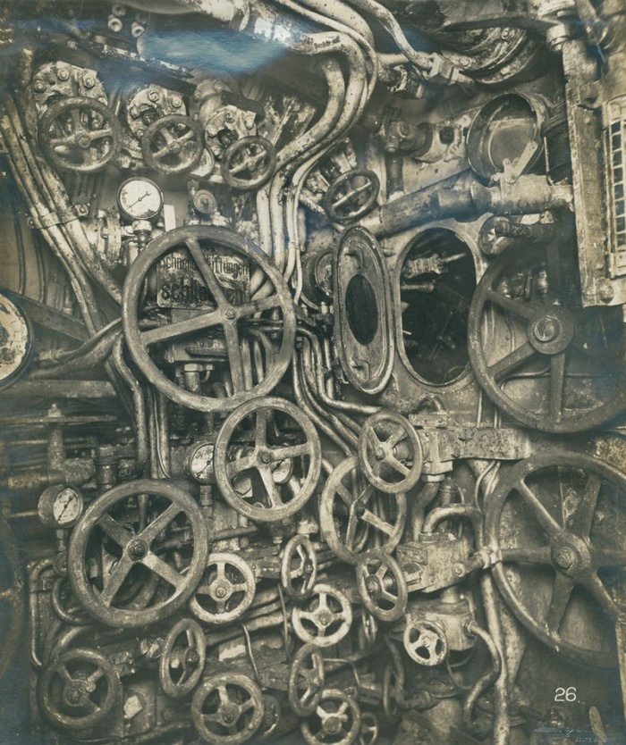 Пост управления подводной лодки UB–110, 1918 год, Германия