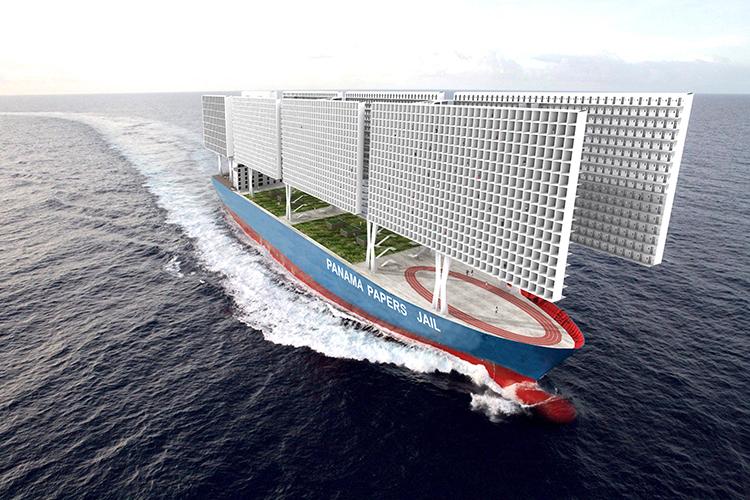 Французские архитекторы придумали проект тюрьмы-корабля