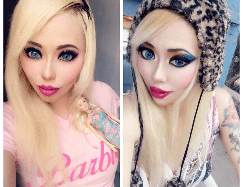 Трансформация из гота в куклу Барби