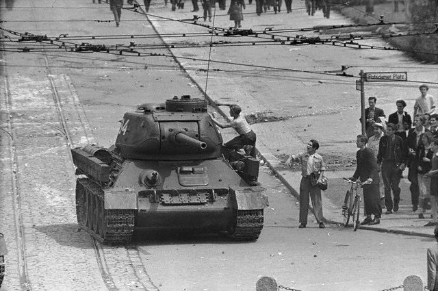 Берлинское восстание 17 июня 1953 года, Восточный Берлин, Советская зона оккупации