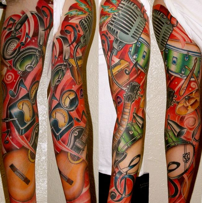 Татуировки, похожие на произведения искусства