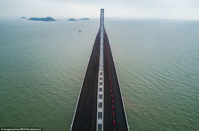 В Китае завершается строительство самого длинного в мире моста через море