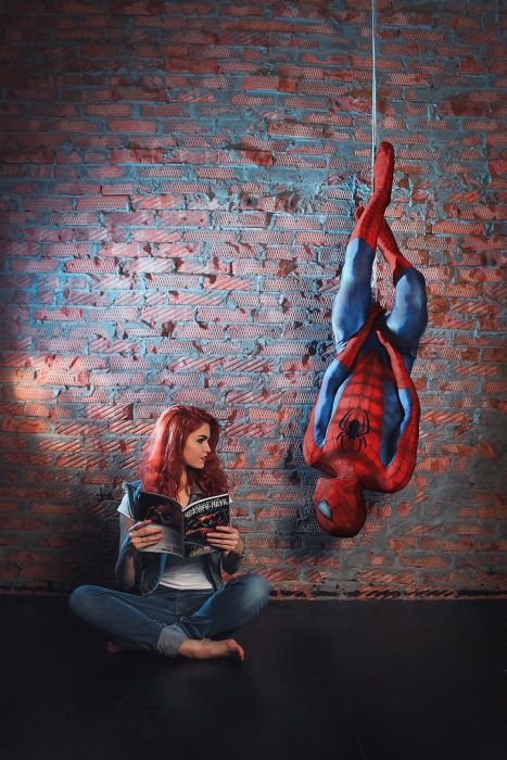Косплей на «Человека-паука» и его женщин 
