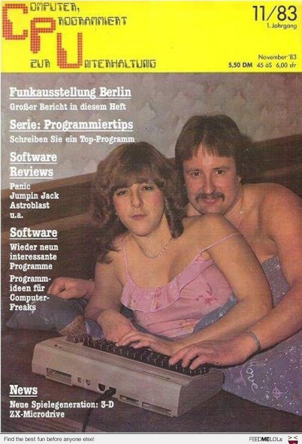 Обложка ненемцкого компьютерного журнала. 1983 г.