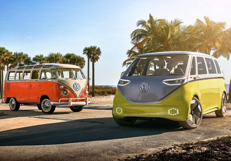 Volkswagen представил мечту хиппи из 60-х с электрическим двигателем