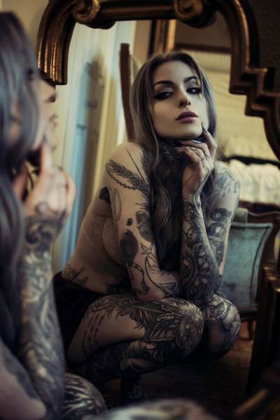 Татуировки на телах прекрасных девушек