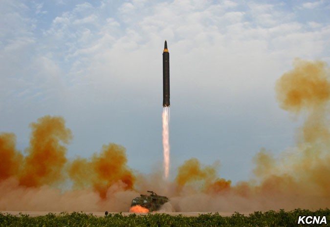 Очередной запуск северокорейской БРСД "Хвасон-12"