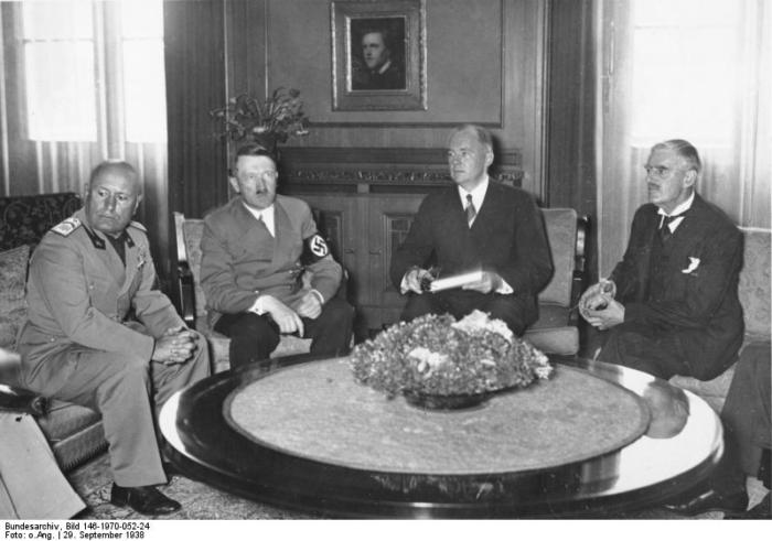 Мюнхенское соглашение, сентябрь 1938 года, Германия