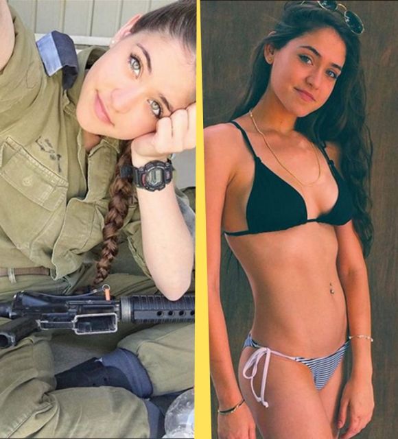 Прекрасные военнослужащие армии Израиля