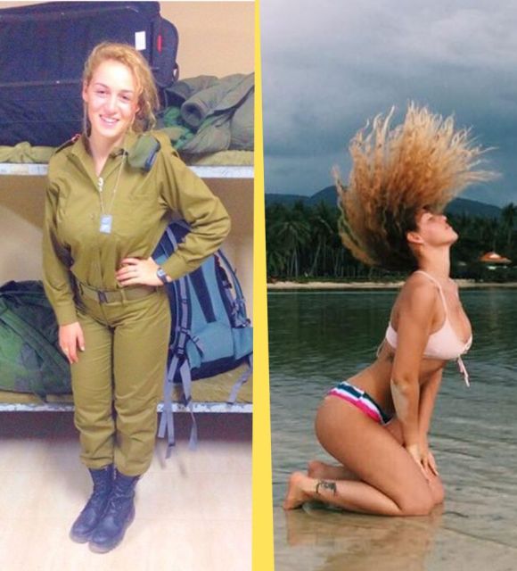 Прекрасные военнослужащие армии Израиля