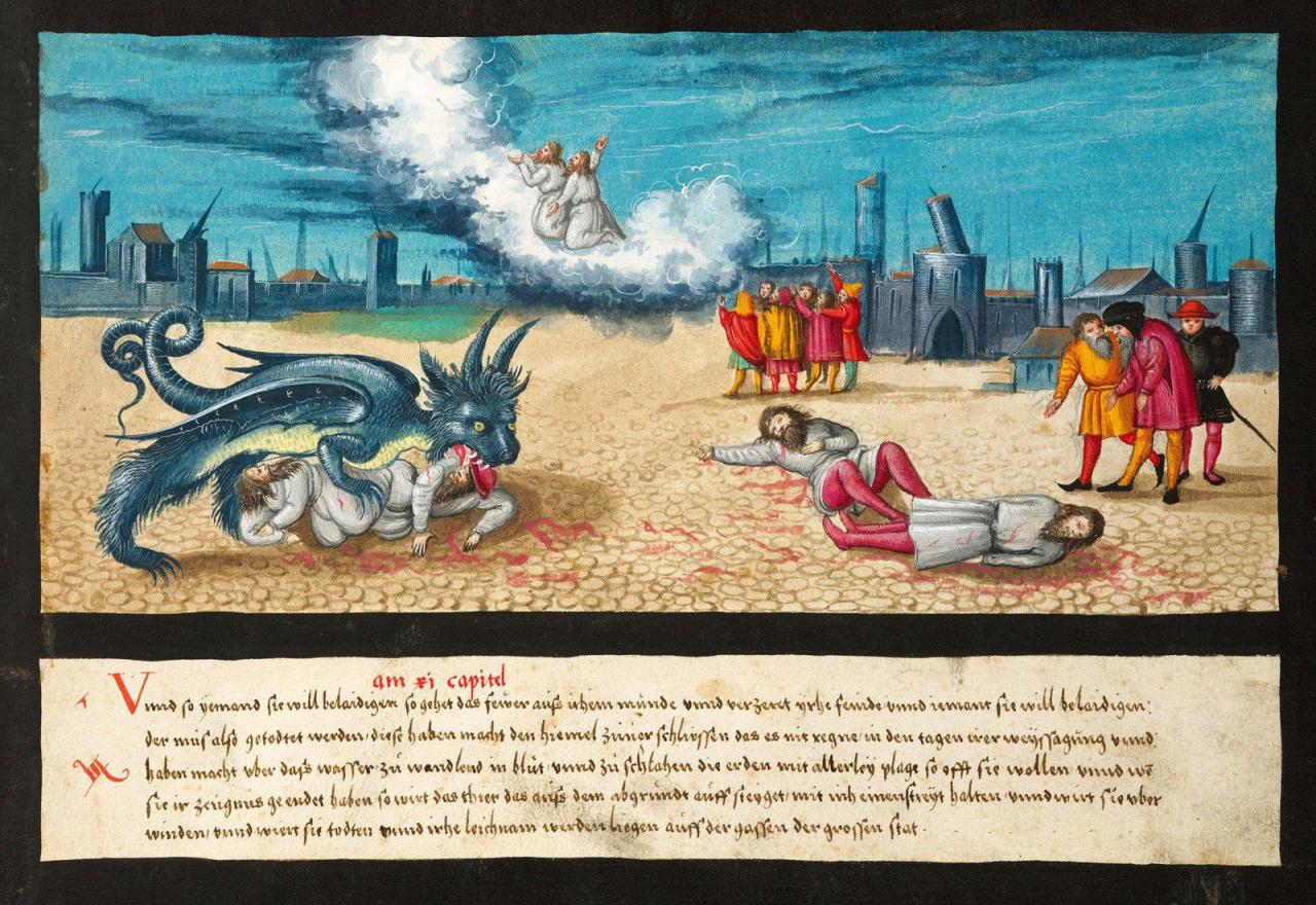 Апокалипсис глазами художников XVI века.