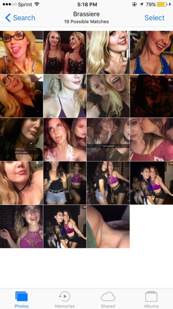 Оказалось, что iPhone умеет определять и сортировать интимные снимки 