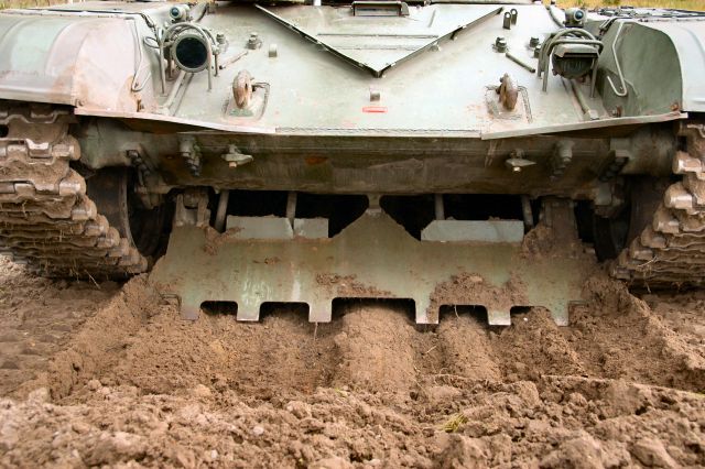 Копательный ковш — дополнительная фича для танка