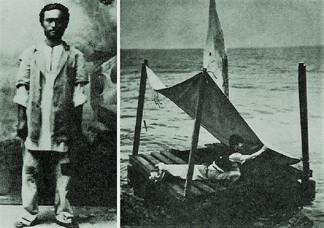 Пань Лянь - китайский моряк, продержавшийся 133 дня в открытом океане на спасательном плоту