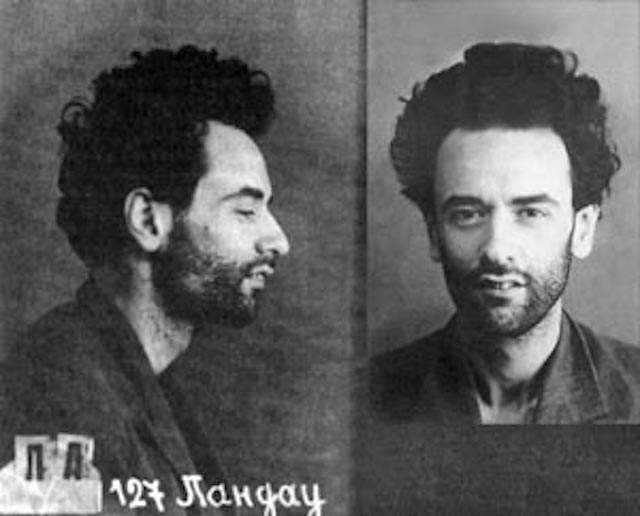 Арестованный Лев Ландау, 1938 год, СССР