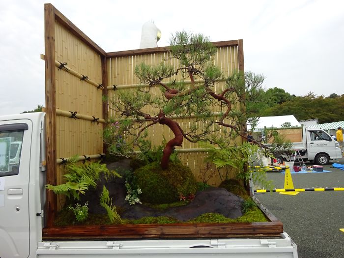 В Японии прошел конкурс на мини-сад в фургоне (37 фото)