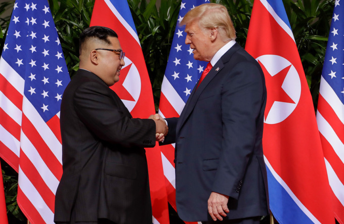 Ким Чен Ын встретился с Трампом