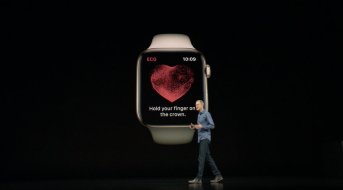 Apple представила «безрамочные» Apple Watch Series 4 с функцией электрокардиограммы