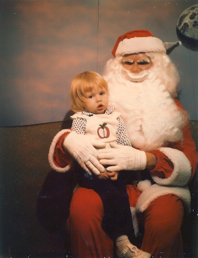 Стремные фотографии из прошлого с Санта Клаусом