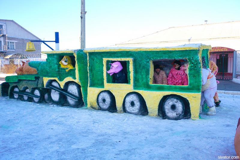 В исправительных учреждениях Хакасии провели конкурс снежных фигур