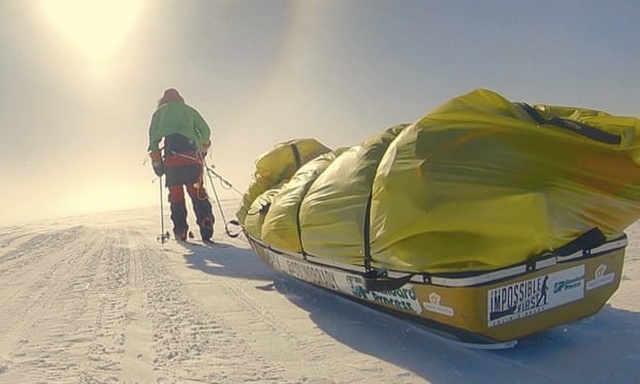 Экстремал Колин ОʼБрэди стал первым человеком в истории, который пересек Антарктиду в одиночку на лыжах