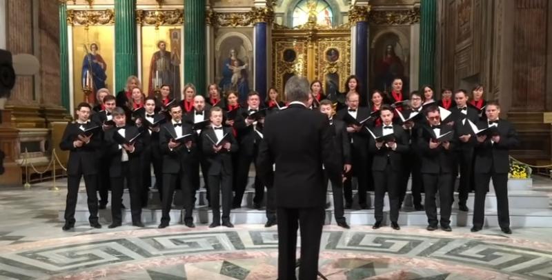 Усиление скреп: В Петербурге хор, выступая в Исаакиевском соборе, исполнил песню об атомной бомбардировке США 