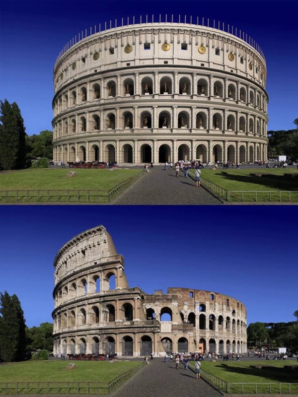 Как выглядели известные сооружения Римской империи 2 тысяч лет назад