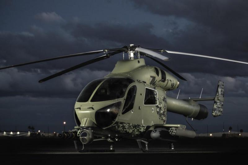 Новый легкий боевой вертолет MD Helicopters MD 969