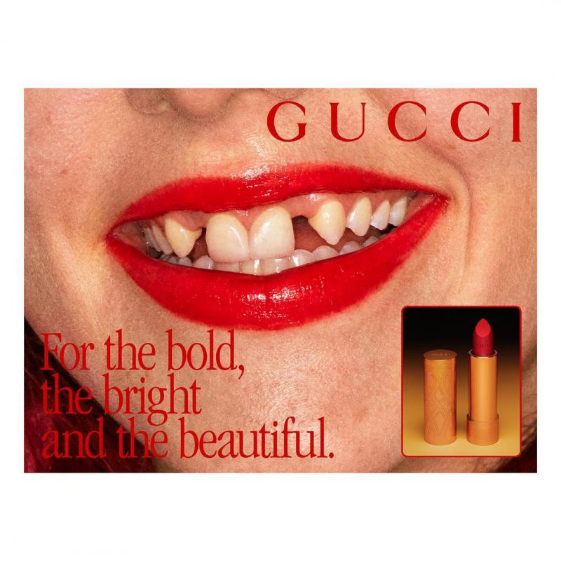 Реклама Gucci новой помады. Как вам?