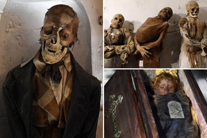 Жуткий музей в Палермо, где выставлены на всеобщее обозрение тысячи гниющих трупов 