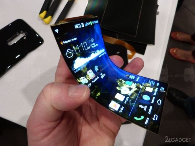 В Sony создают смартфон, скручивающийся в рулон 