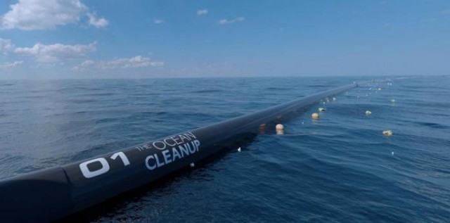  В США сегодня запускают Ocean Cleanup — систему очистки океана от пластика