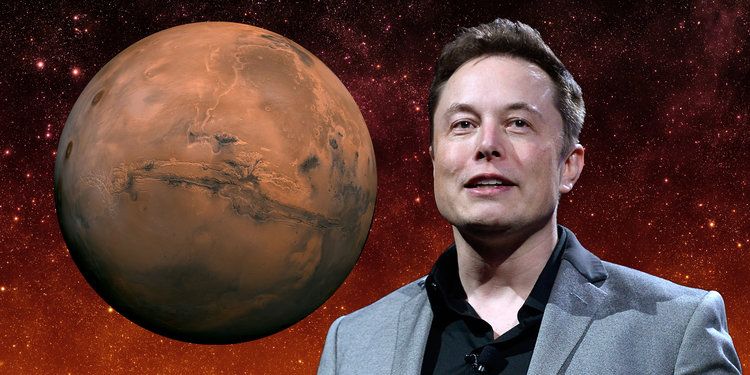 Илон Маск предложил согреть Марс с помощью гигантских зеркал