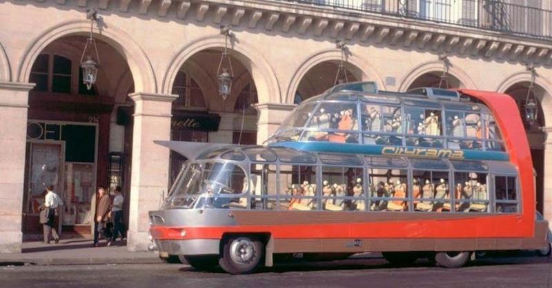 Двухэтажный автобус Citroën U55 Cityrama Currus, 1959, Франция